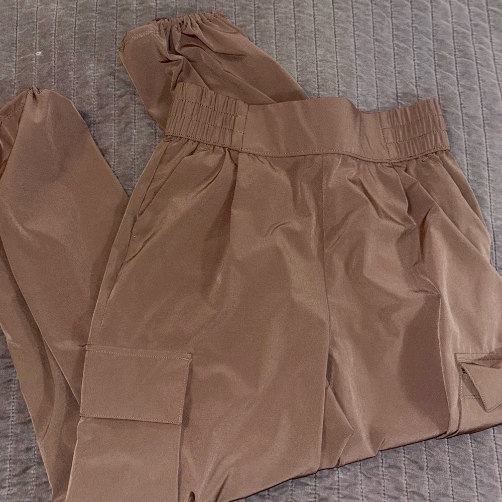 JoyLab Taupe Elastic Waist Pants